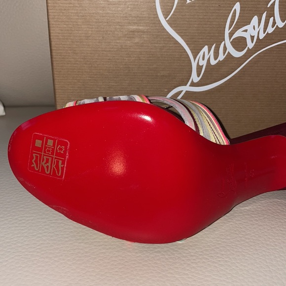 π―% AUTH Brand New Christian Louboutin sandals size 41 - Picture 6 of 10